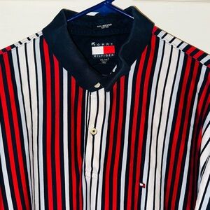 Tommy Hilfiger Striped XXL Polo Shirt